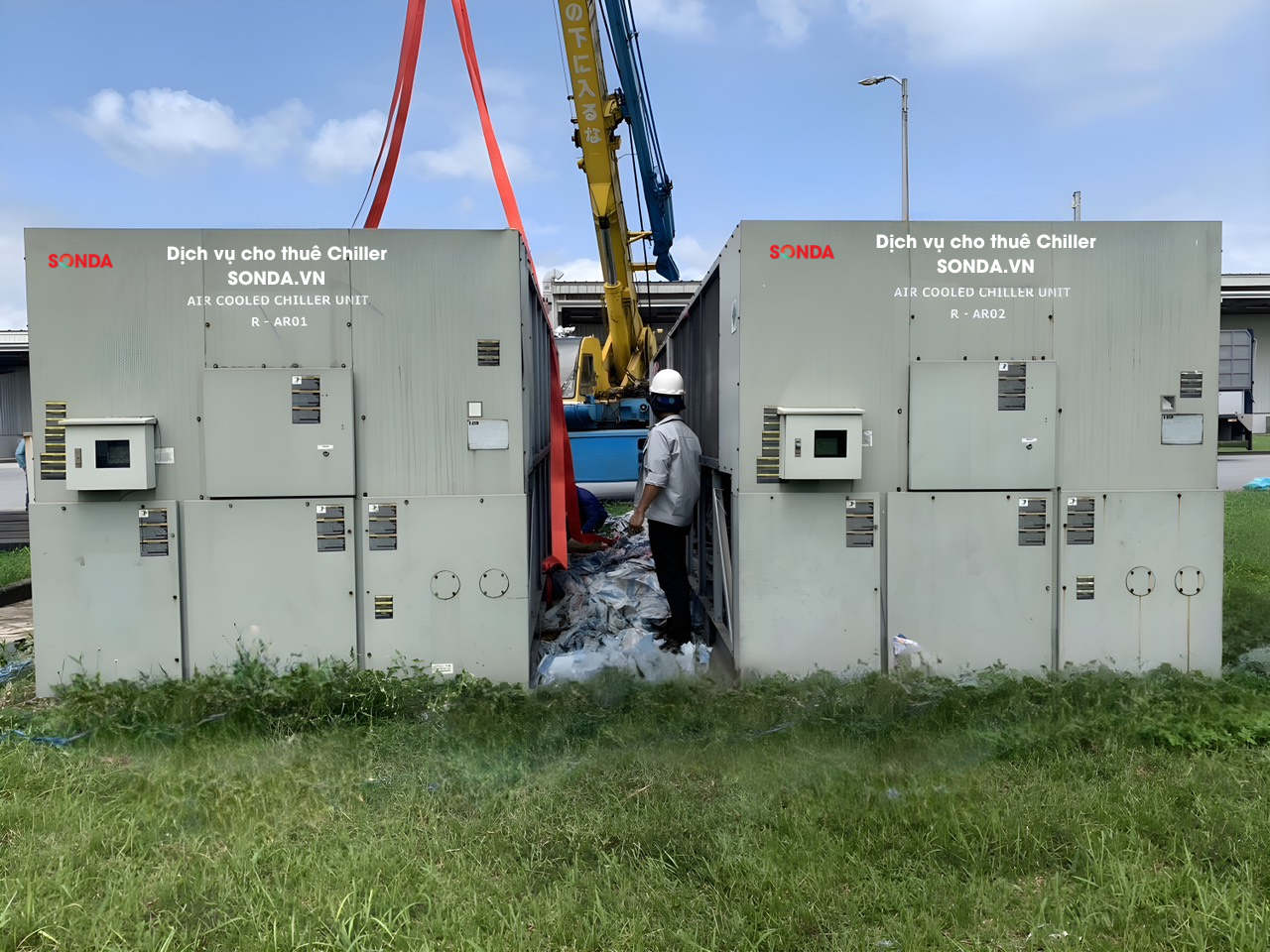 Cho thuê chiller 50 Ton - 1000 Ton